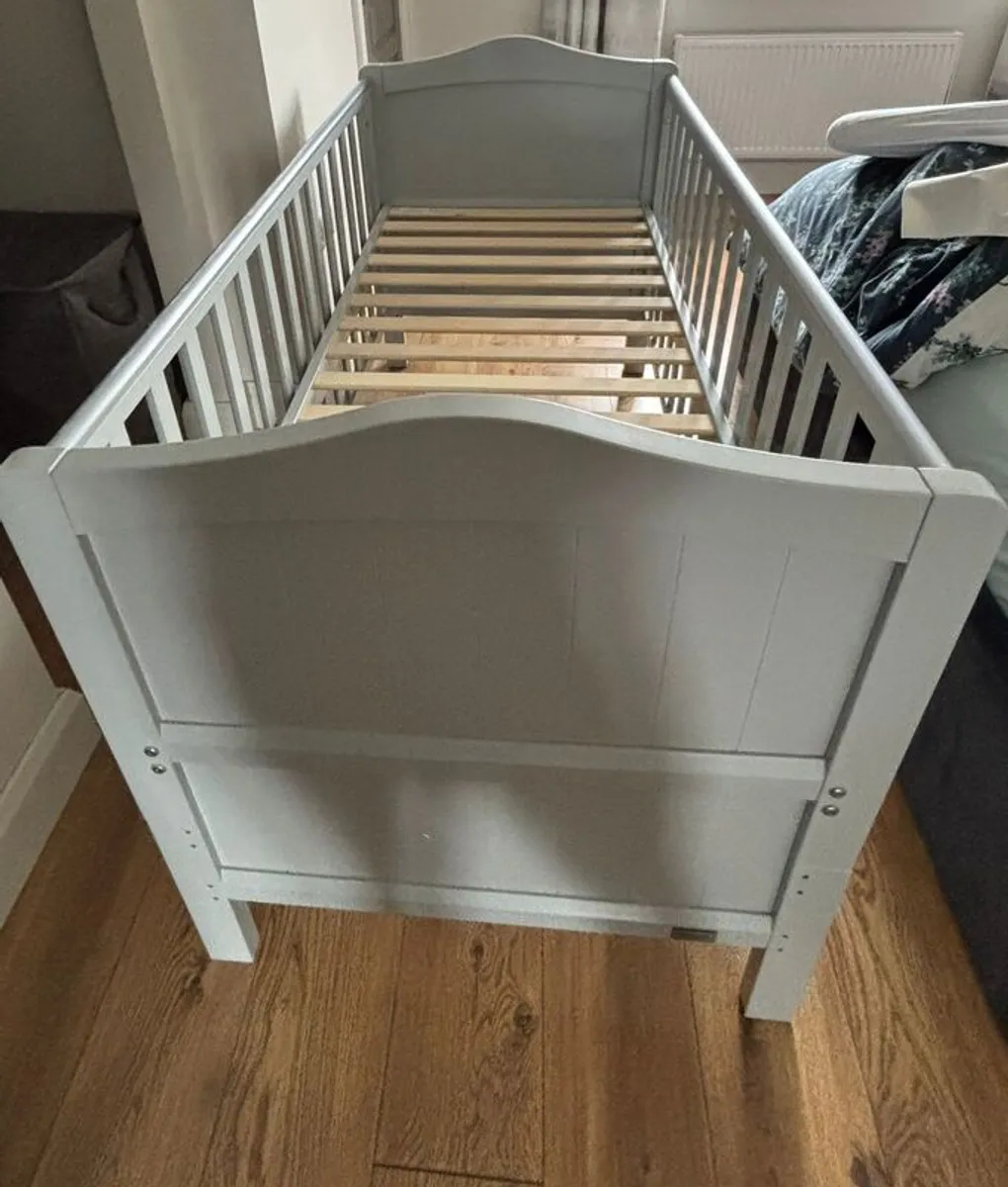 Cot Bed + mattress - Image 2