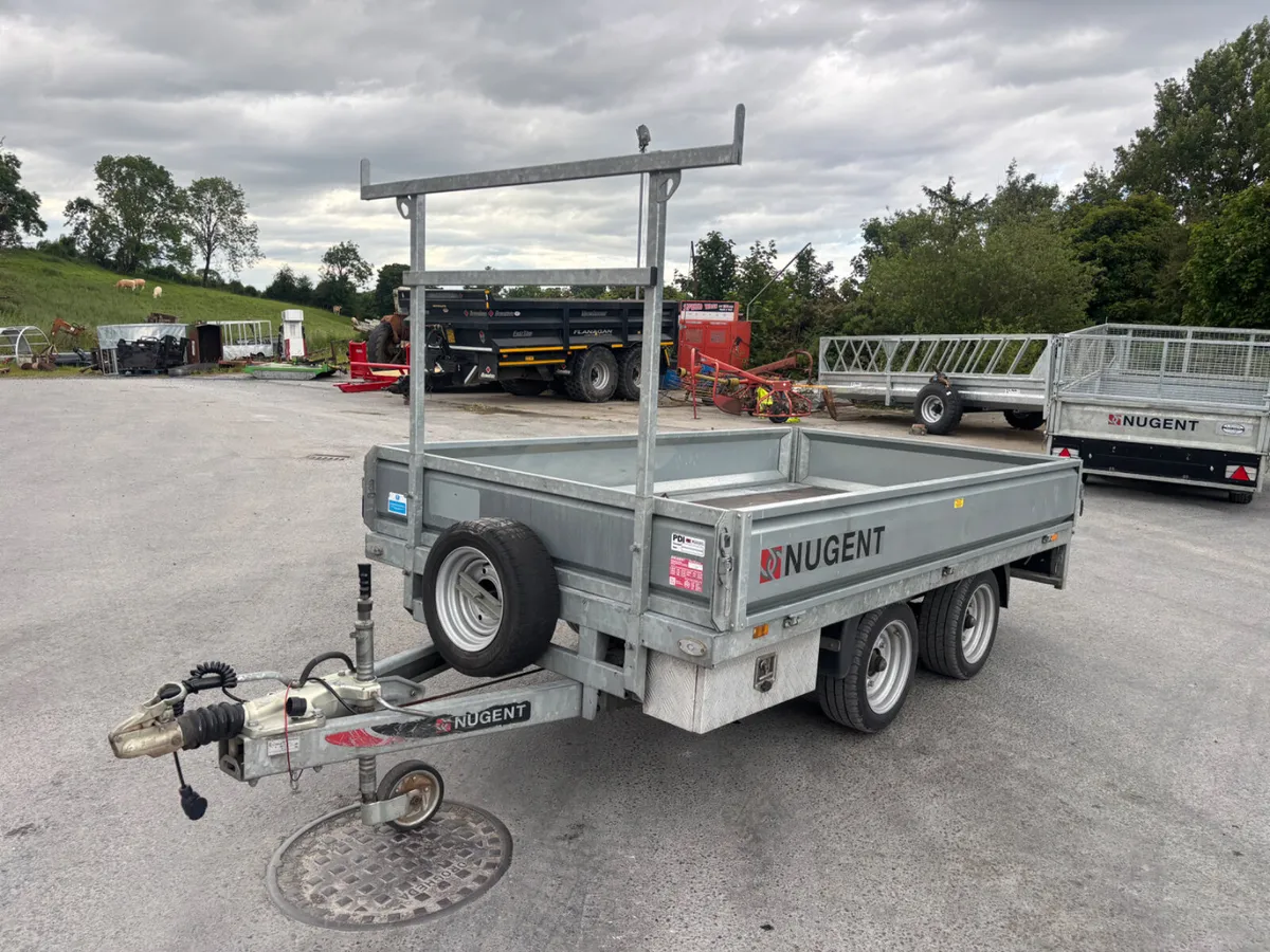 nugent 10ft dropside trailer - Image 1