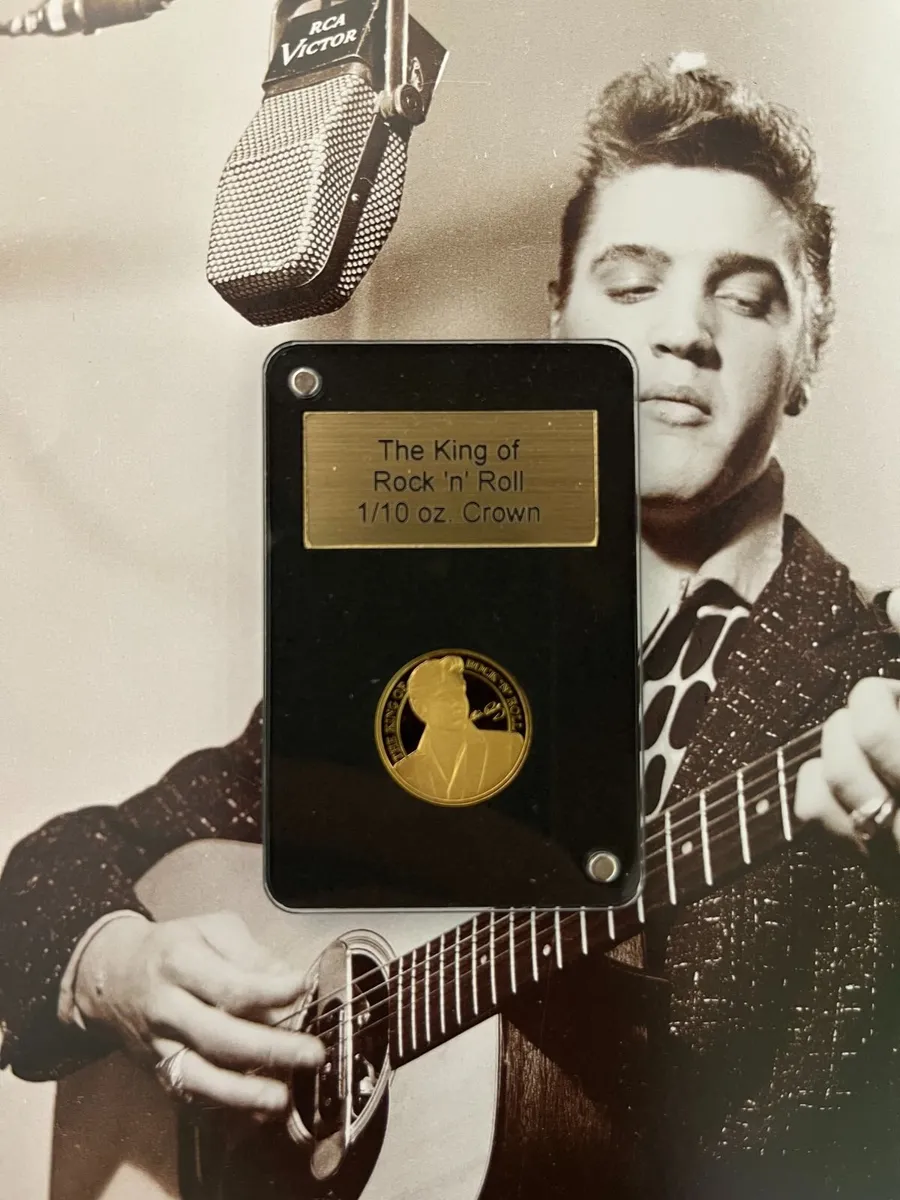 Elvis Presley 1/10th oz Pure 24-carat Gold Coin - Image 1