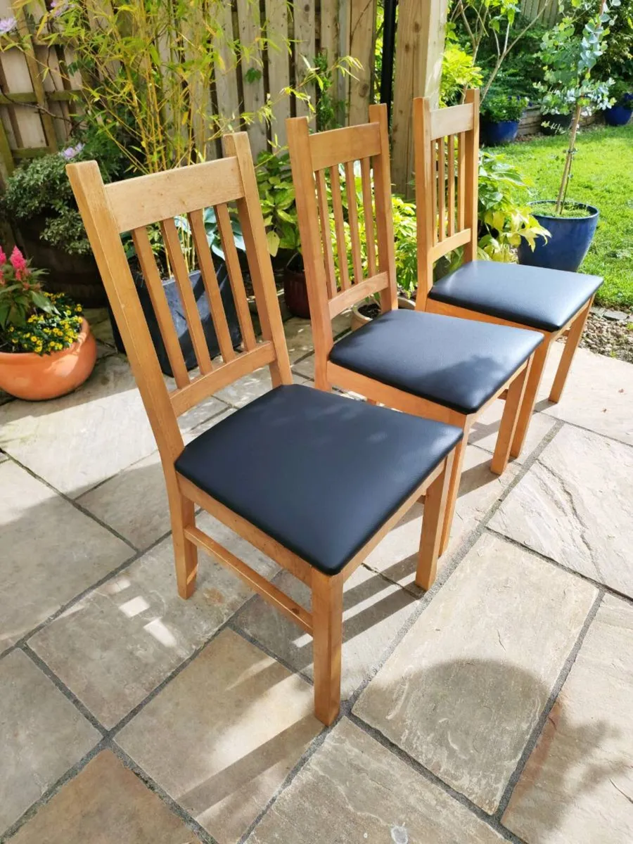 6 kitchen dining chairs - Image 3