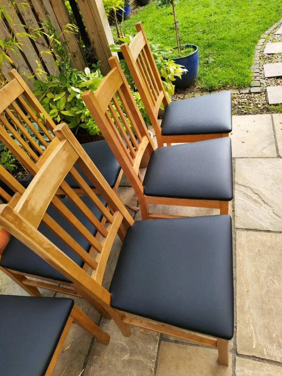 6 kitchen dining chairs - Image 2