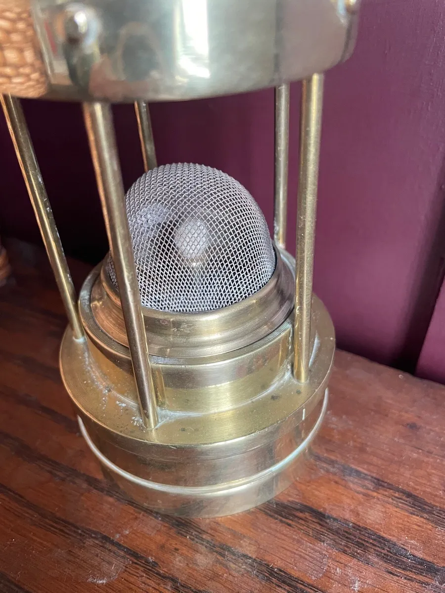 Vintage 1970’s Miners Lamp brass and copper - Image 4