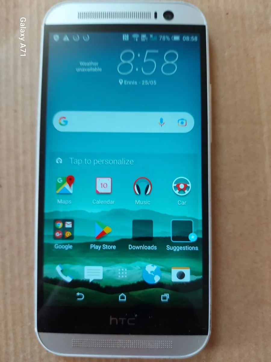 HTC ONE M8s, 16GB, 1.8GB Ram, working perfect, exc - Image 1