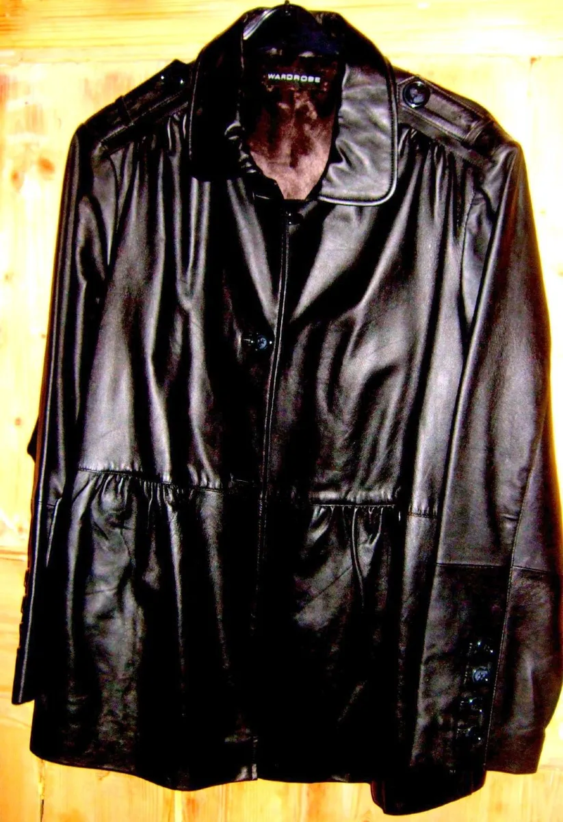 BNWT Leather Blazer Size 26 'Wardrobe' @ Harrods - Image 1