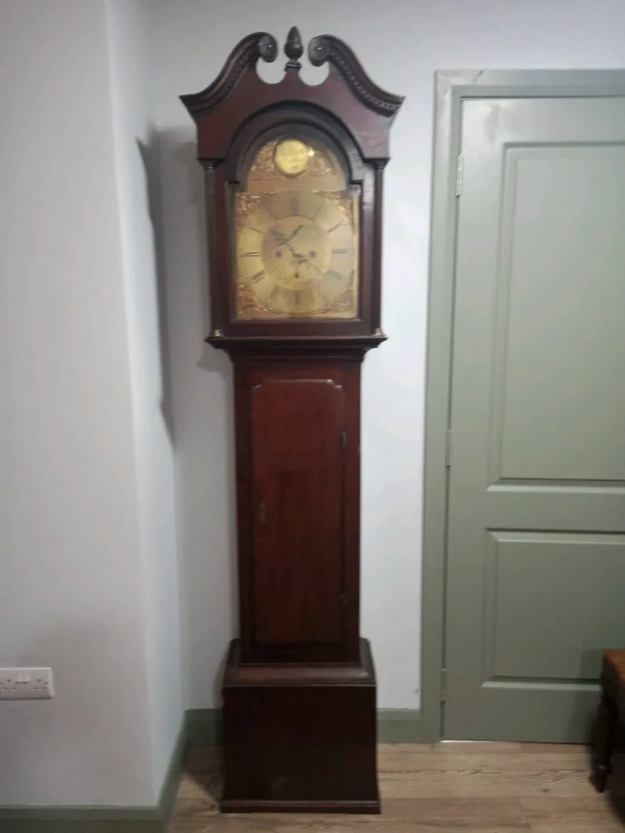 Antique 19th century Grandfather clock - Image 1