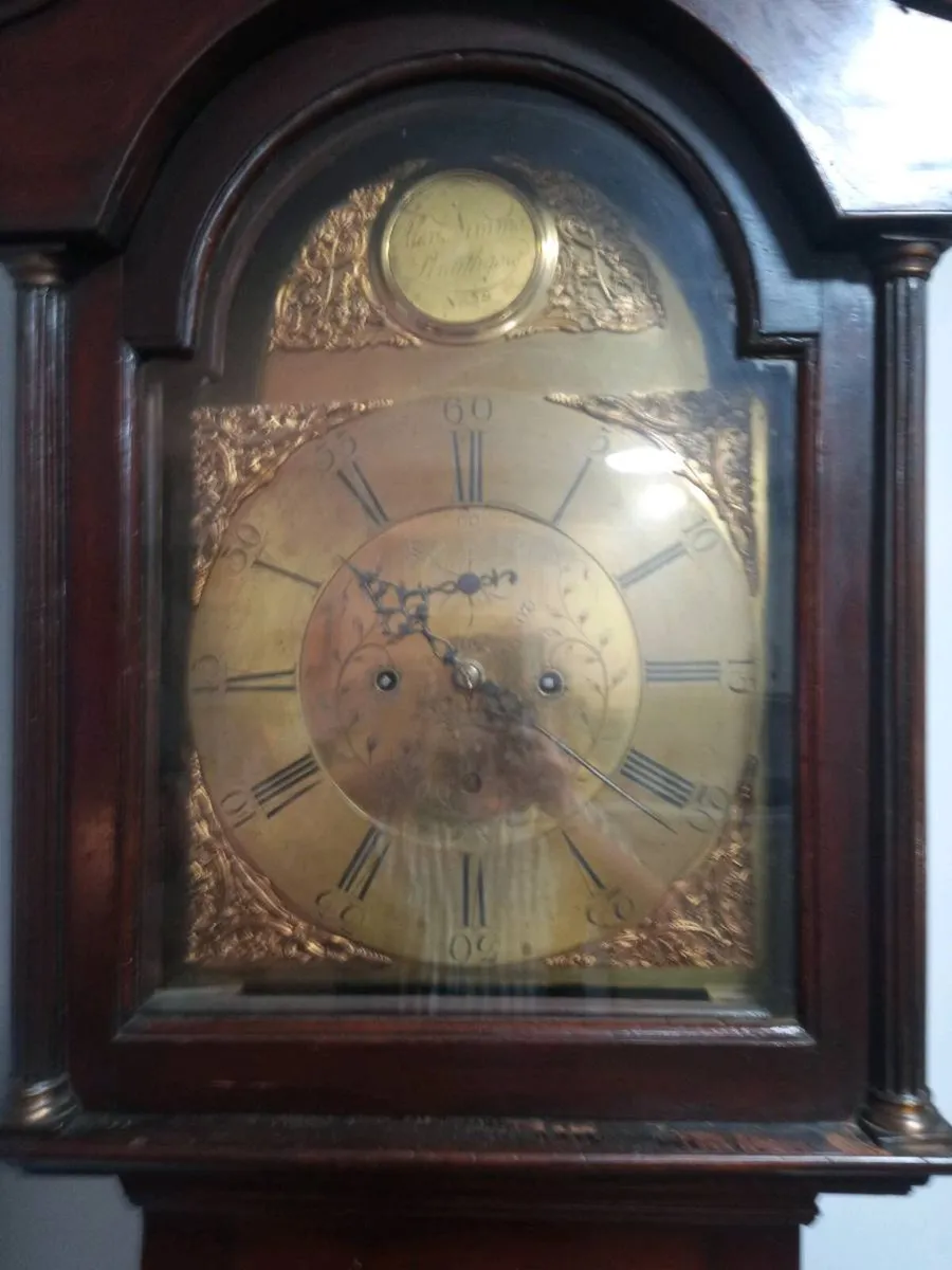 Antique 19th century Grandfather clock - Image 2