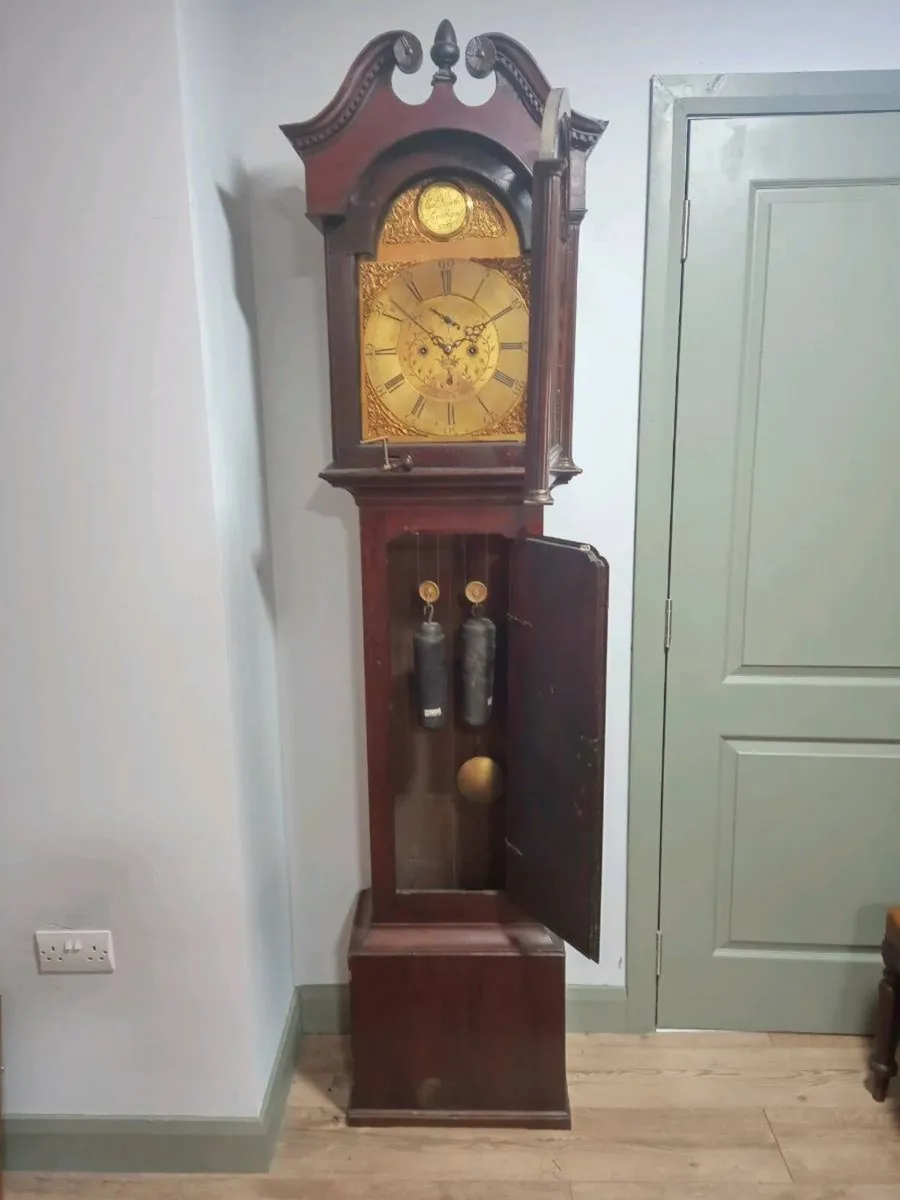 Antique 19th century Grandfather clock - Image 3