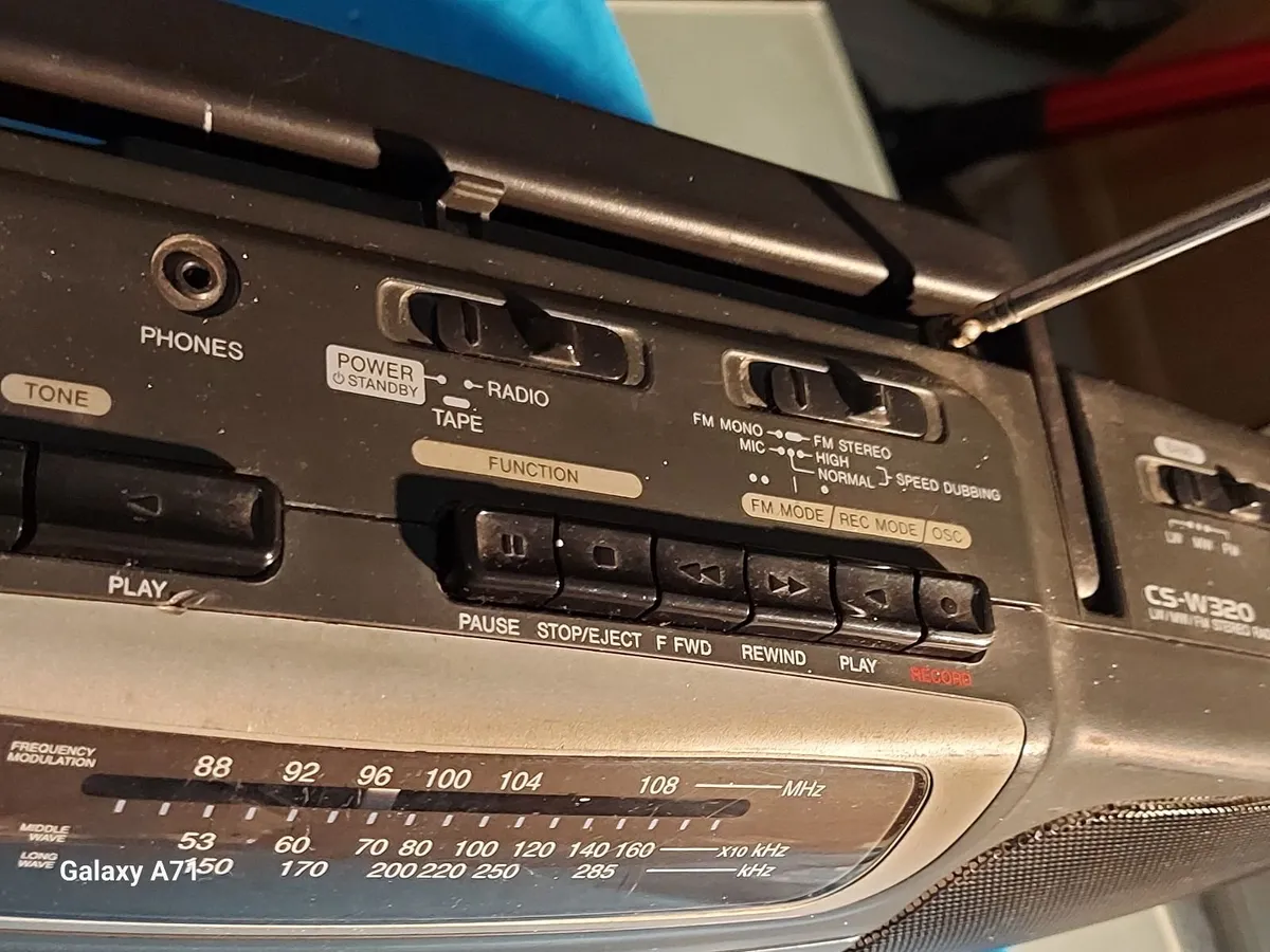 AIWA Stereo Radio Cassette Recorder Model CS-W320E - Image 3