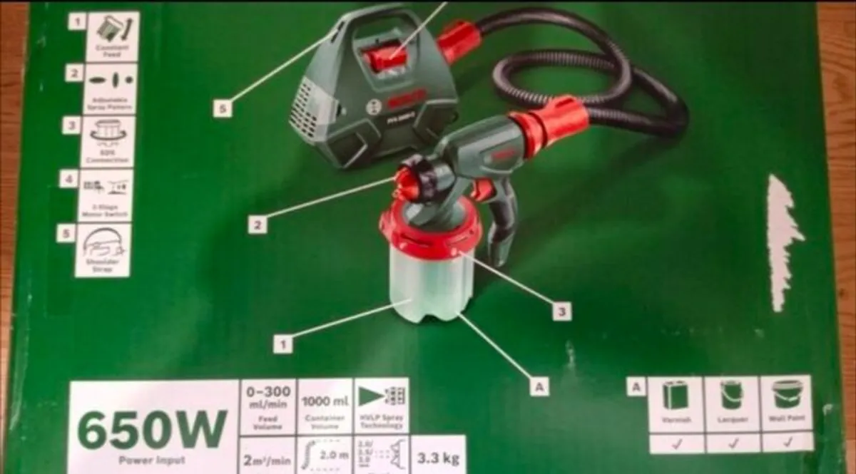 Bosch paint sprayer Final Price Drop - Image 2