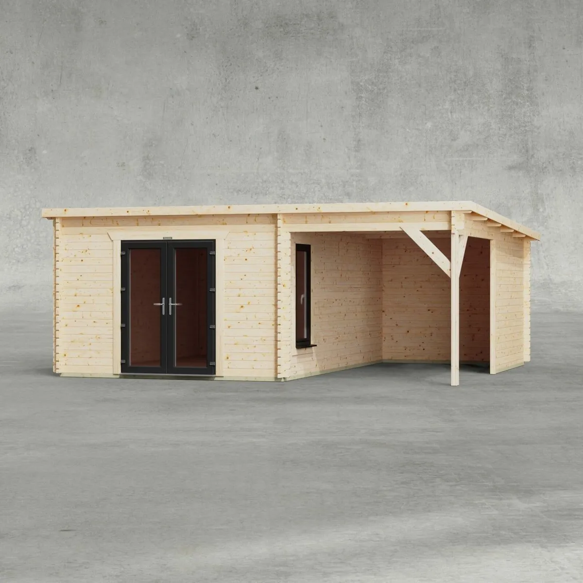 🪵 20×18 Canopy Log Cabin 44mm - Image 4