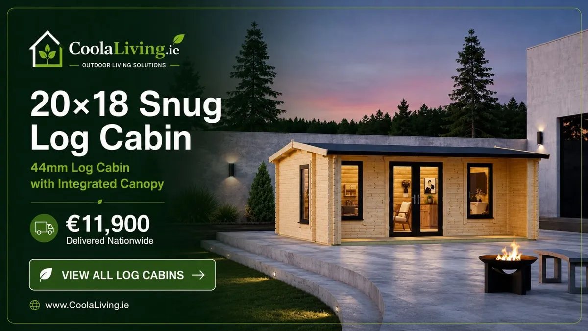🪵 20×18 Sung Canopy 44mm  Log Cabins - Image 4