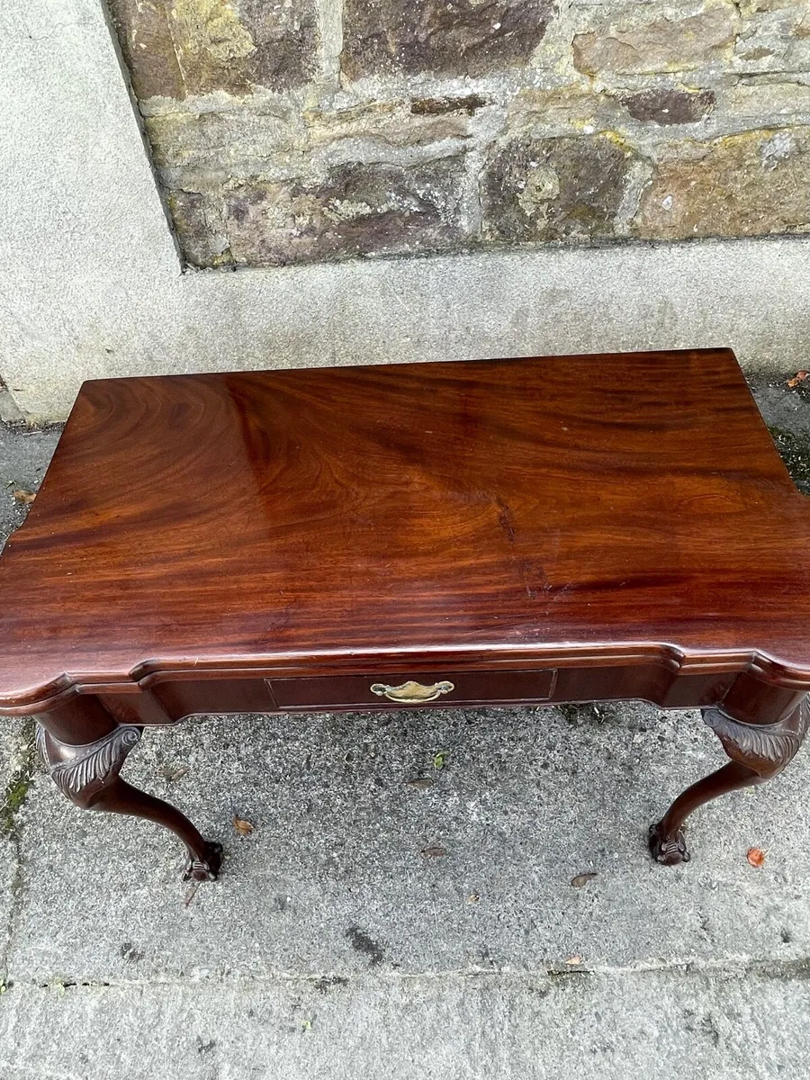 An Irish GeorgeIII Cardtable - Image 1