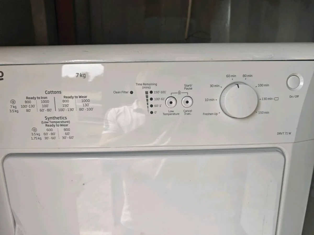 Beko vented dryer - Image 2