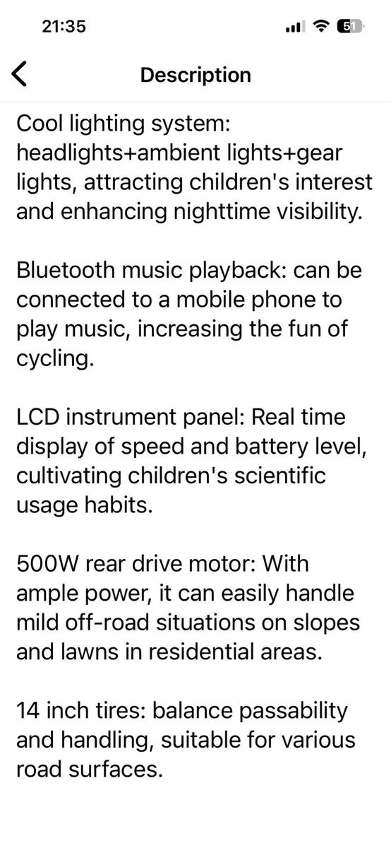 Electric Motorcycle for kids - Image 4