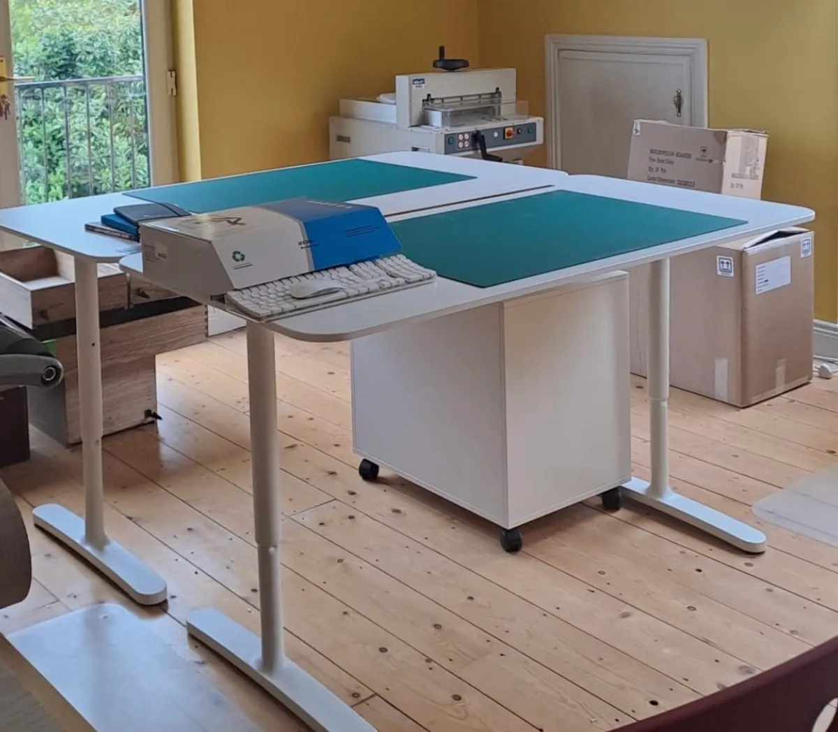 IKEA home / office desks x 2 - Image 1
