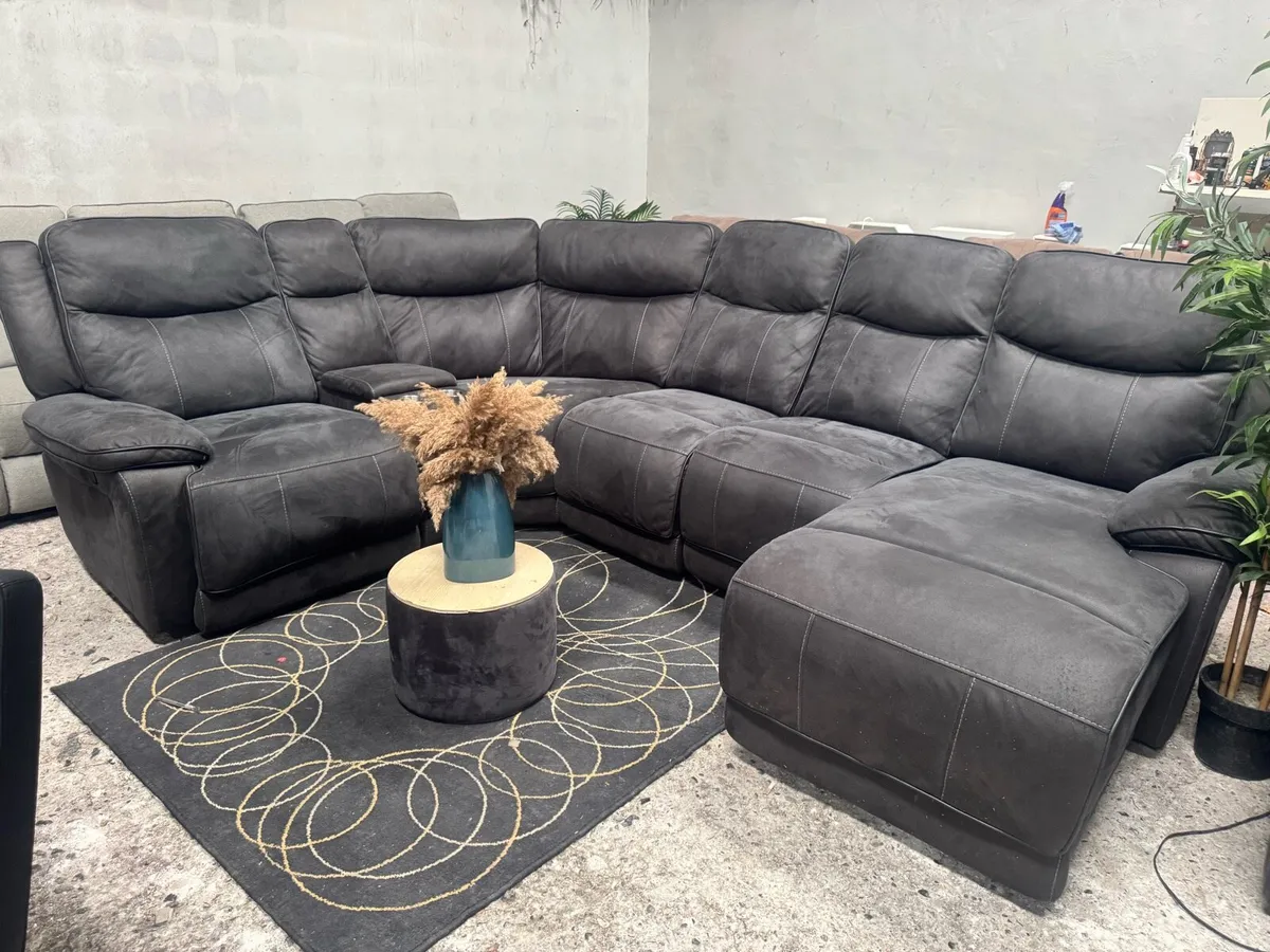 Ez Living recliner L shape corner sofa - Image 1