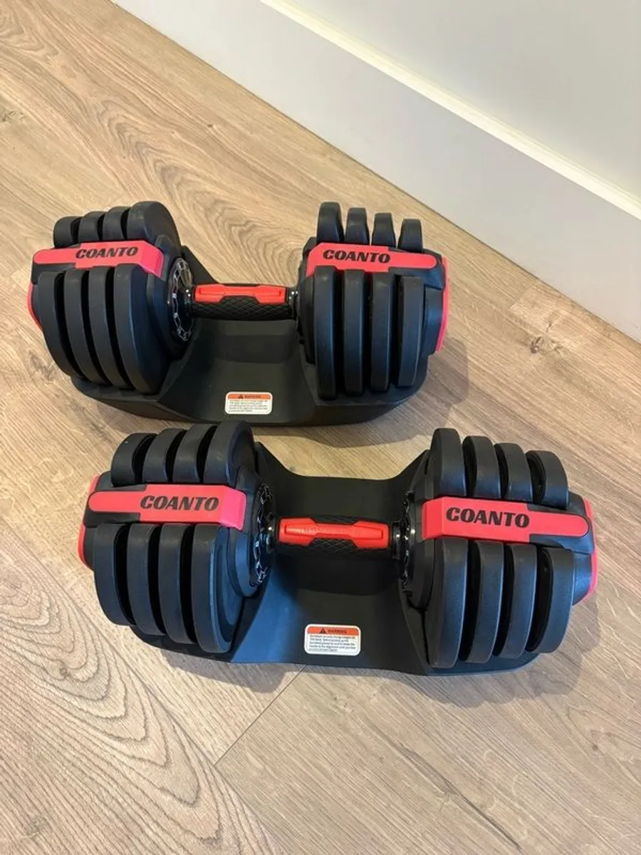 Adjustable Dumbell Set 1.5 - 18kg - Image 1