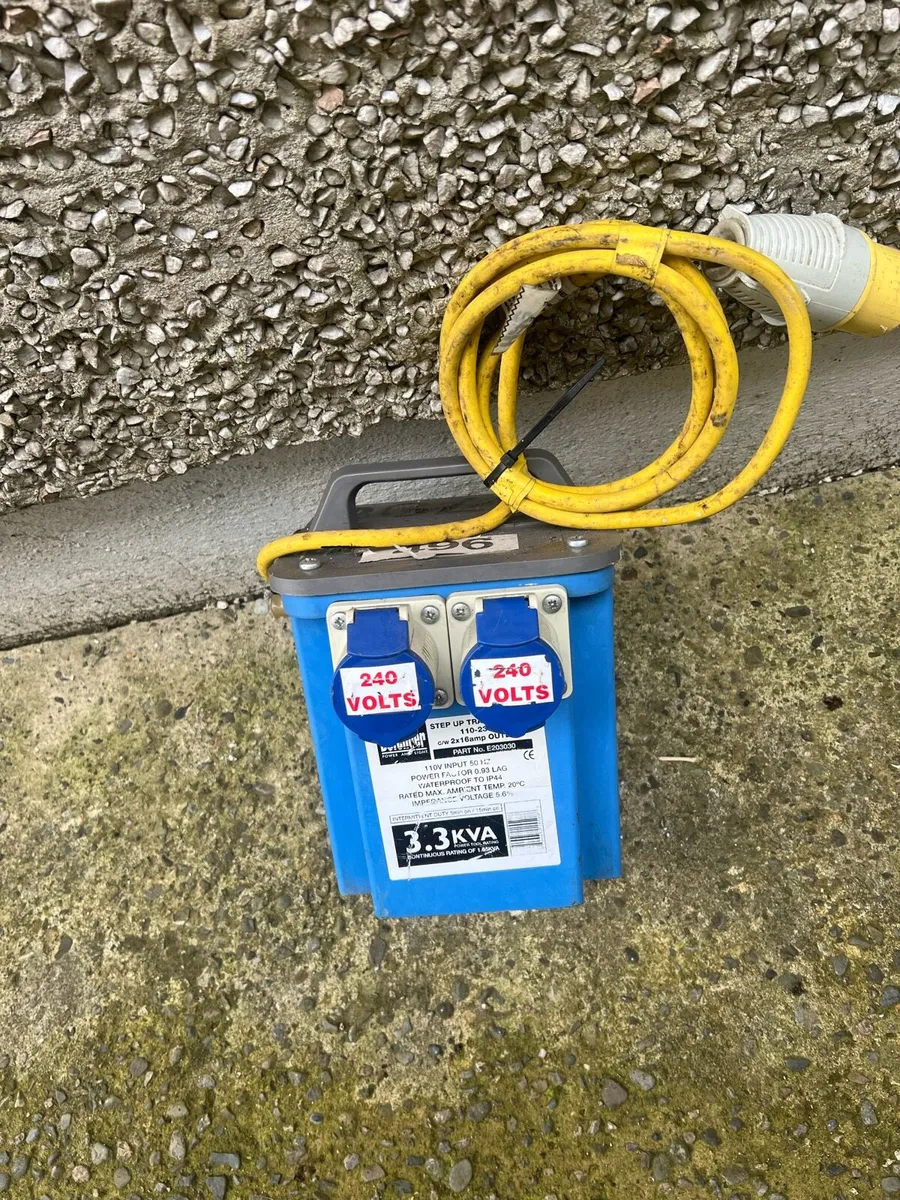 Step up Transfer 110 volt to 230 volt - Image 1