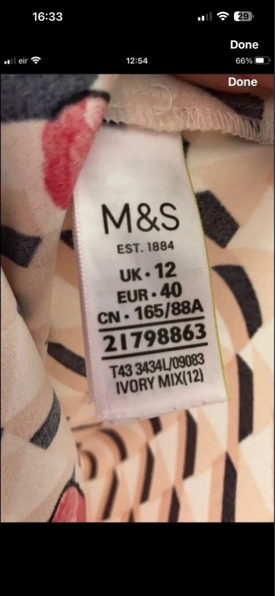 Ladies stunning top size 12 €5 - Image 4