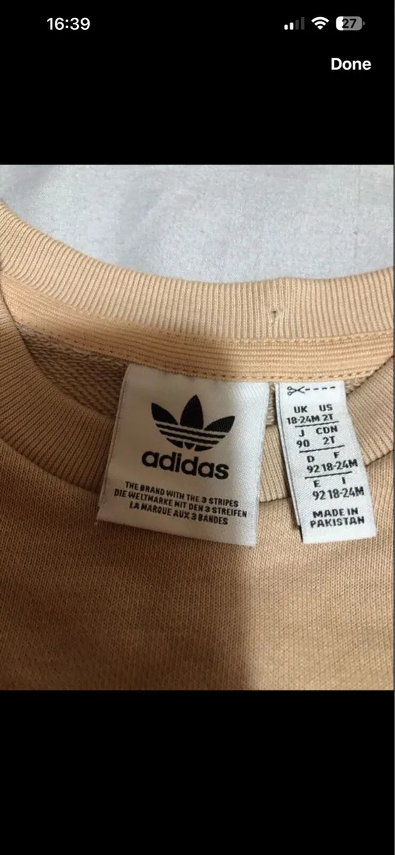 Boys adidas tracksuit 18/24 mths €10 - Image 3