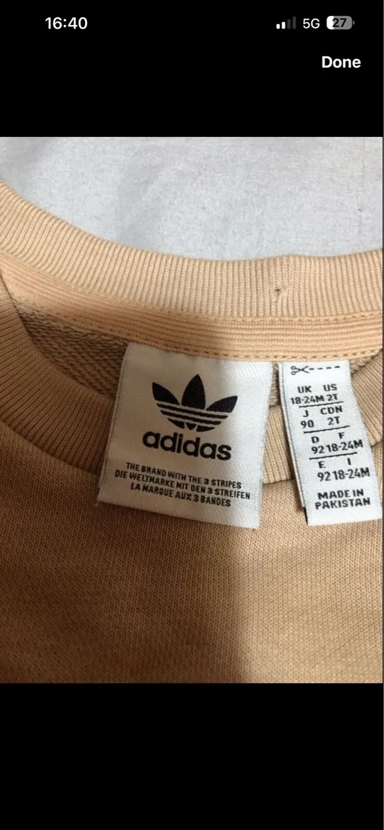 Boys adidas tracksuit 18/24 mths €10 - Image 4