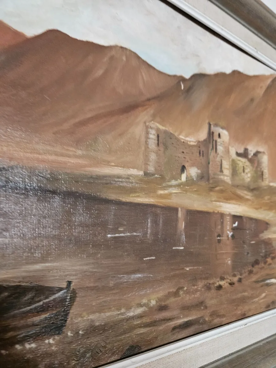 Vintage Picture Oil on Board - Image 2