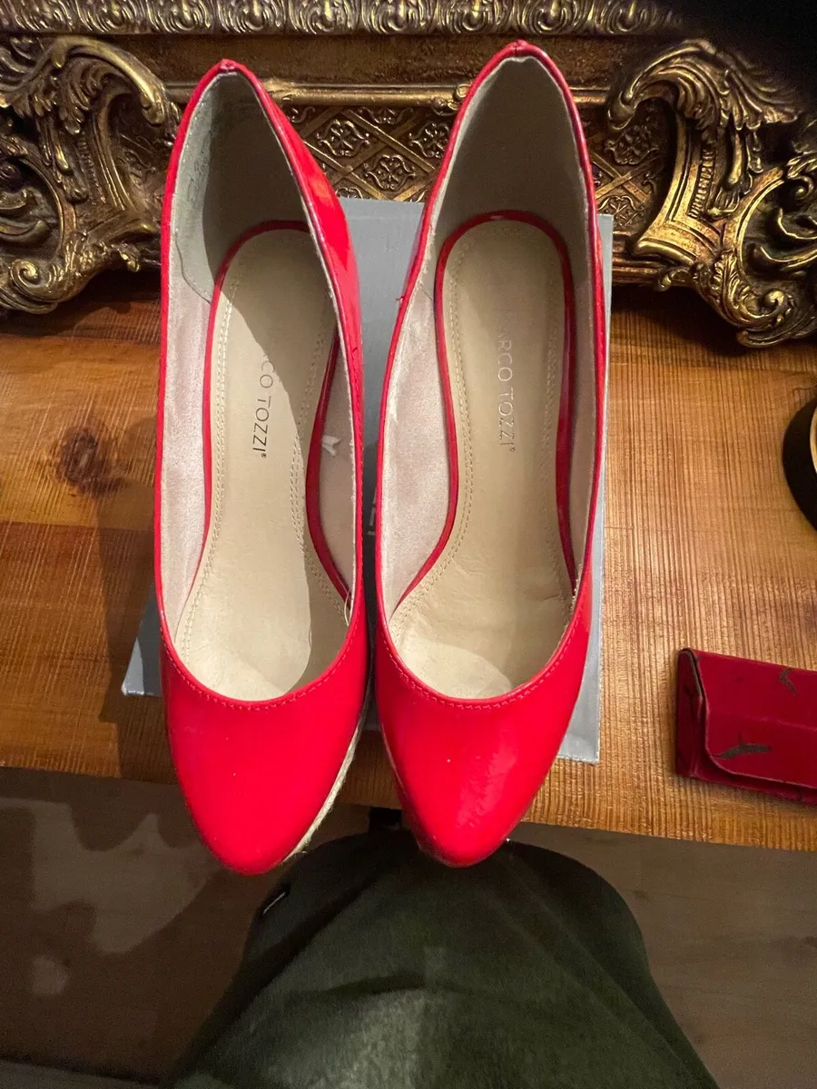Patent leather wedges. As new - Image 2