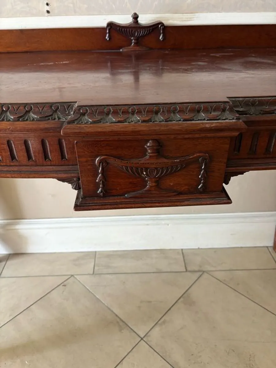 Adams Style  Mahogany Console/ Hall table - Image 2