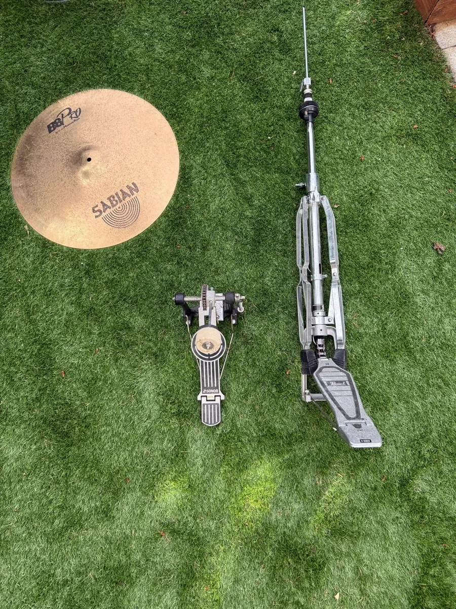 Drum kit - Pearl Export + Sabian Ride Cymbal - Image 3