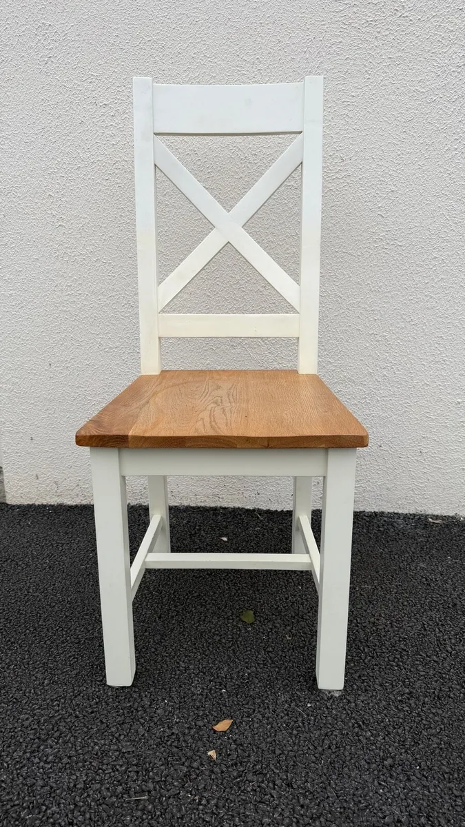 Solid Oak Extending Dining Table 6/2 Chairs/Stools - Image 4