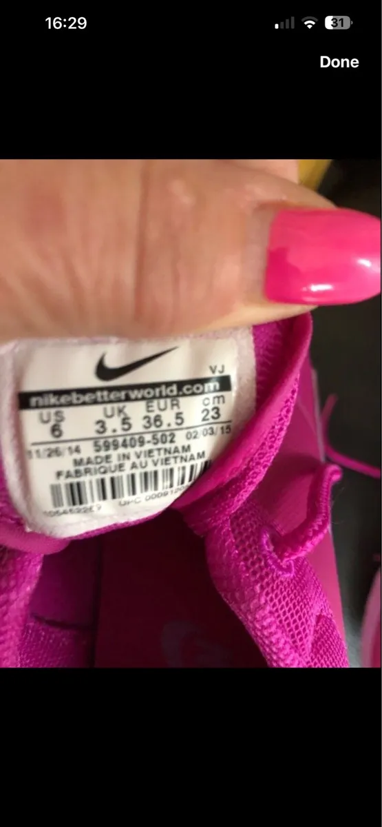 Girls trainers size 3.5 €20 - Image 4
