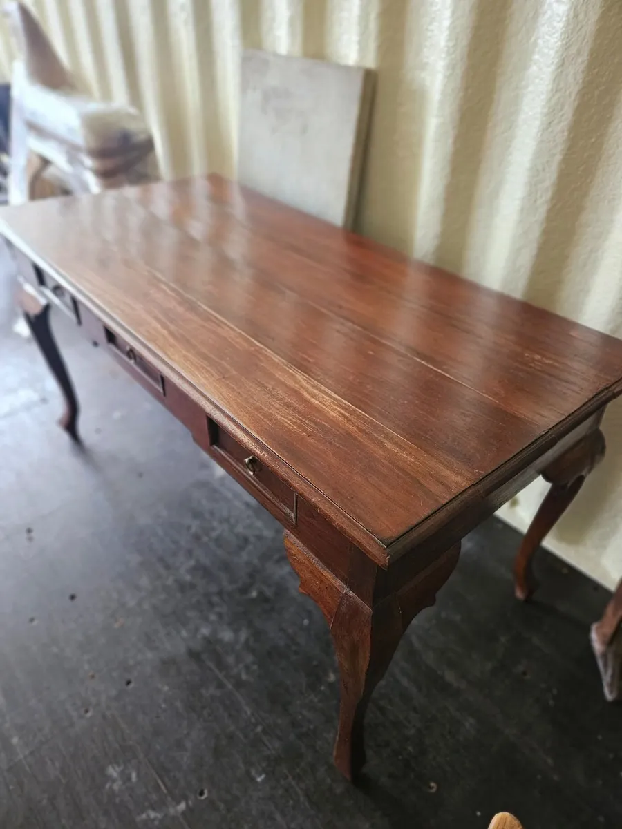 Rosewood, 3 drawer, writing desk, 140x70x80 - Image 2