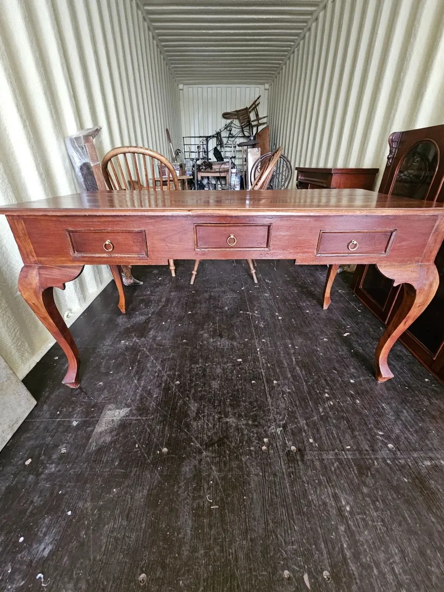 Rosewood, 3 drawer, writing desk, 140x70x80 - Image 1