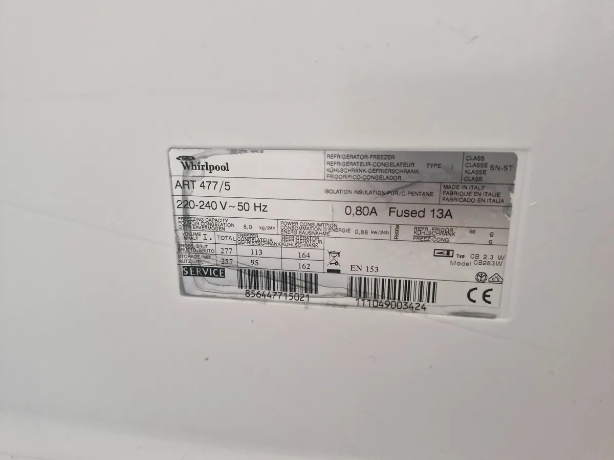 Intregrated Fridge Freezer - Whirlpool - Image 4
