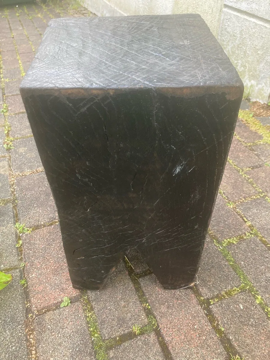 Hand made stool/table free postage - Image 1