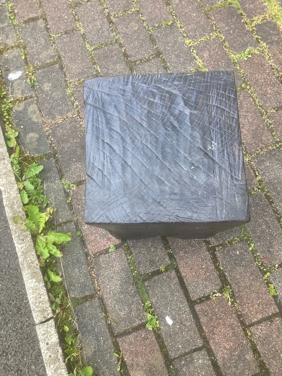 Hand made stool/table free postage - Image 3
