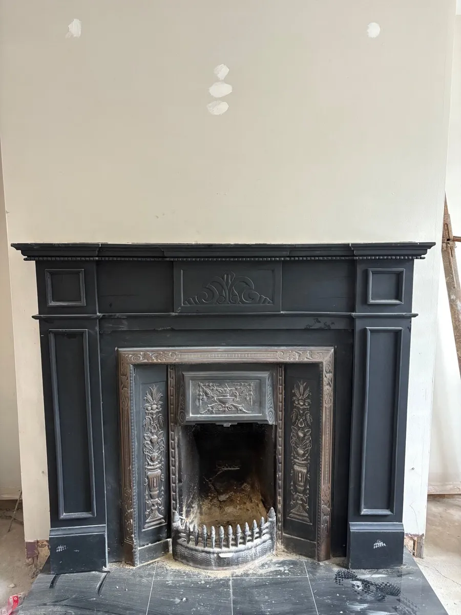 Fireplace Surround & Cast Iron Insert - Image 1