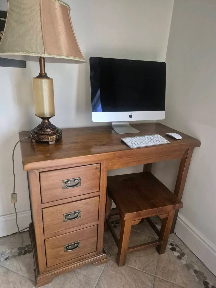 Study desk and stool - Image 1
