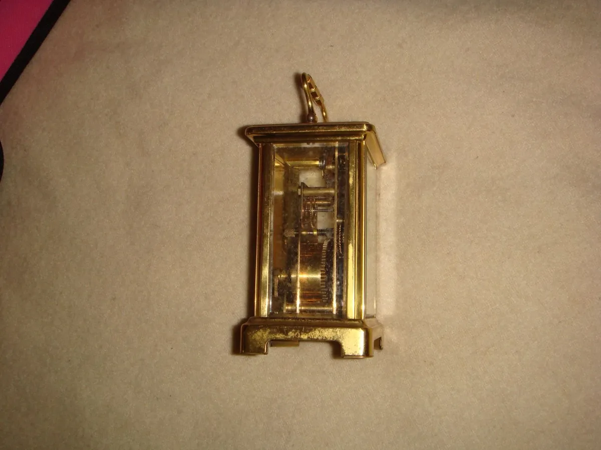 Carriage clock made in France, flute - Image 4