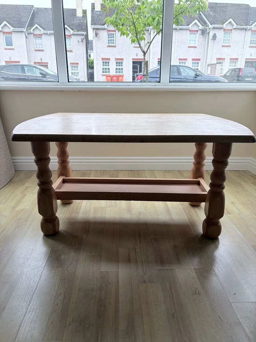 Solid Wood Coffee Table – €25 - Image 1