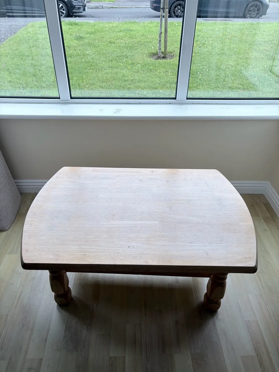 Solid Wood Coffee Table – €25 - Image 2
