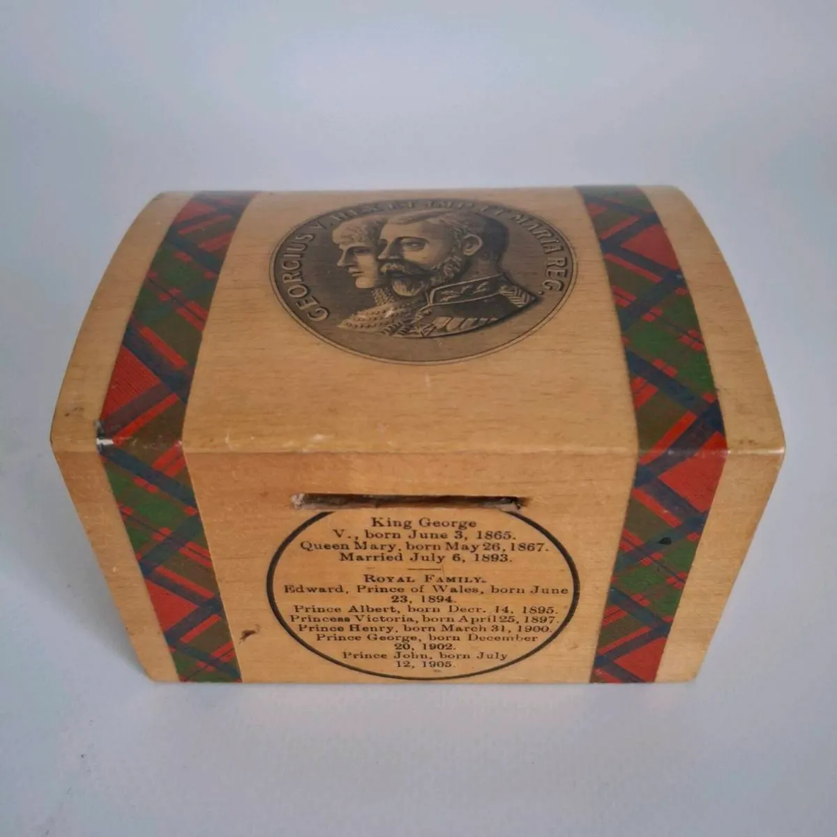 Antique Scottish Mauchline Trick Money Box - Image 1