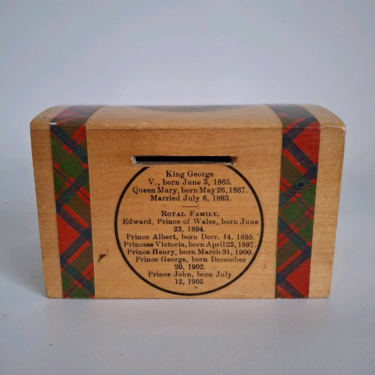 Antique Scottish Mauchline Trick Money Box - Image 3