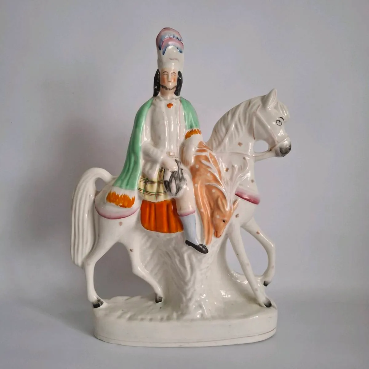 Staffordshire Style Flatback Highland Huntsman - Image 1