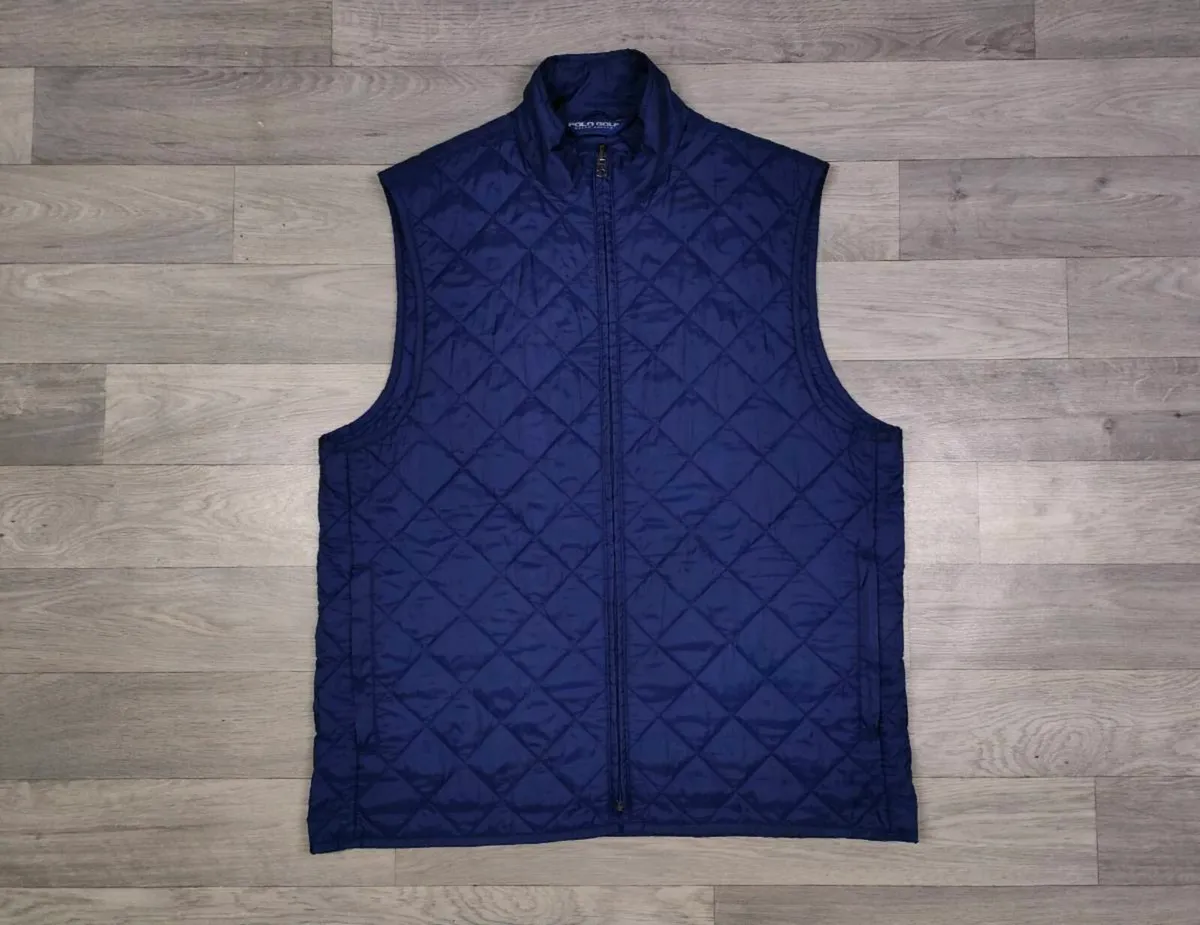 Polo Golf Ralph Lauren Quilted Gilet Vest Mens M - Image 1