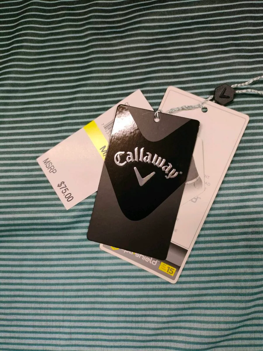 New Callaway Golf Polo Shirt Mens M/L - Image 4