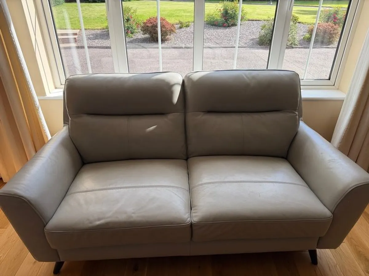 grey couch ( 3 and 2 seater) - Image 2