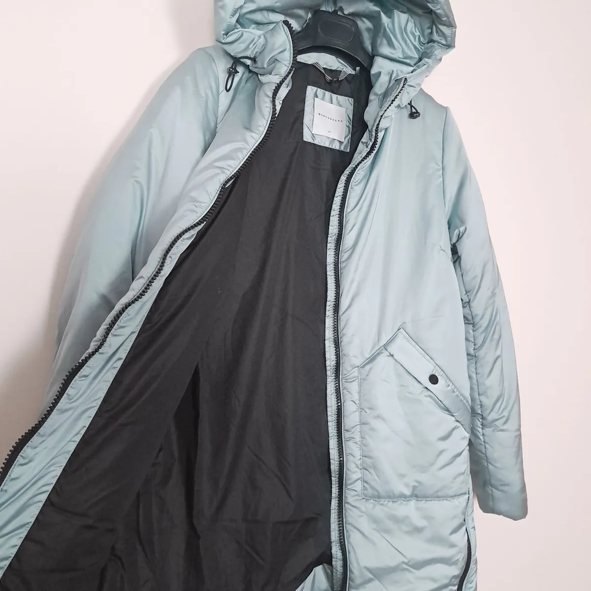 Rino & Pelle Blue Puffer Jacket Coat 8UK/36EU - Image 4
