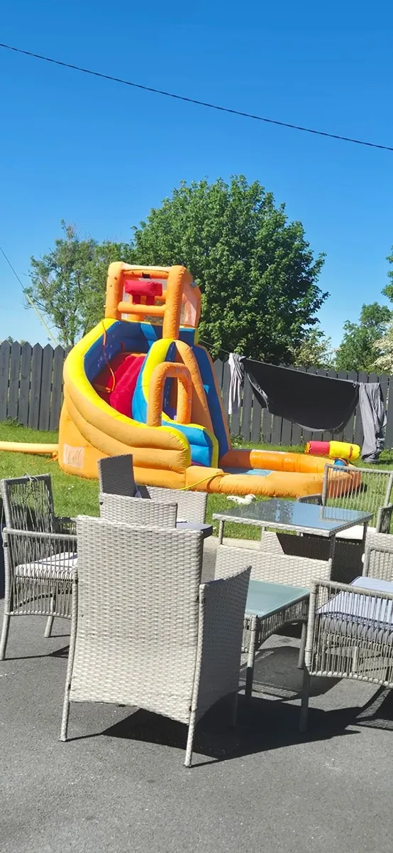 Slide with small pool