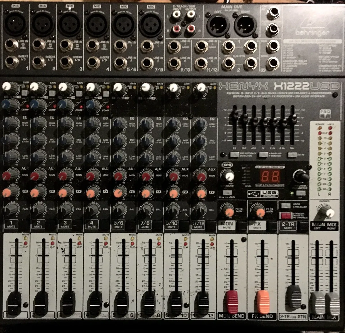Pair Yamaha DBR12  Speakers and Behringer mixer - Image 1